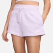 Nike   Sportswear Phoenix Fleece High Rise Short fioletowy 30929 2