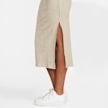 Nike   Sportswear Chill Knit Ribbed Midi Skirt beż 30933 3