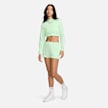 Nike W NSW NK CHLL FT HR 2IN SHORT vapor green/sail vert 30953 6