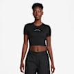 Jordan Short Sleeve Graphics Slim Crop Tee czarny 31081 1