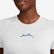 Jordan Short Sleeve Graphics Slim Crop Tee bianco 31089 3