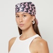 Karl Kani OG All Over Print Satin Scarf rose 31382 3