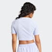 adidas Originals adicolor 3-Stripes Crop T-Shirt ljubičasta 31586 2