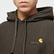 Carhartt WIP Hooded American Script Sweatshirt braun 31605 3