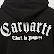 Carhartt WIP Hooded Onyx Script Sweatshirt zwart 31606 4