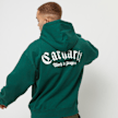 Carhartt WIP Hooded Onyx Script Sweatshirt vert 31607 1