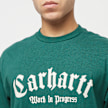 Carhartt WIP Shortsleeve Onyx T-Shirt vert 31610 3