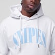 SNIPES Serif Logo Hoodie weiß 31706 3
