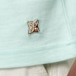 PEQUS Chest Logo T-Shirt turkusowy 31712 4