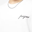 PEQUS Chest Logo T-Shirt weiß 31713 4