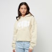 PEQUS Cropped Mythic Logo Patch Hoodie beige 31724 1