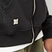 PEQUS Debossed Logo Zip-Hoodie schwarz 31725 3