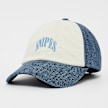 SNIPES Serif Logo Contrast Panel Denim BBall Cap azul 31737 1