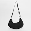 SNIPES Rubber Badge Basic Logo Croissant Shoudler Bag schwarz 31750 1