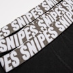 SNIPES 3 PACK - Slanded Logo Grey Tape Briefs Boxershorts schwarz 31756 2