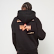 Alpha Industries Logo Backprint Hoody schwarz 31770 1