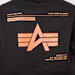 Alpha Industries Logo Backprint Hoody schwarz 31770 4