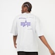 Alpha Industries Logo Back Print Tee siva 31775 2