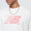 New Balance Science Schematic T-Shirt blanc 31778 3