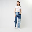 Sixth June Patchwork Three Colors Jeans bleu 31790 5