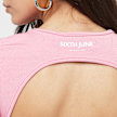Sixth June Rib Mini Dress lichtroze 31796 3