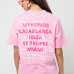 Sixth June Beaches Print Shortsleeve Tshirt rosa 31806 4