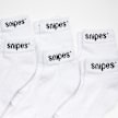 SNIPES 6 PACK - Small Logo Crew Socks blanco 31816 2