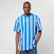 Karl Kani Small Signature Striped Tee bleu 31821 1