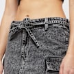 2Y STUDIOS Nisha Pocket Skirt grijs 31836 3