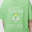 Pegador Flora Heavy Oversized Tee vert 31859 4