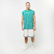 Karl Kani Small Signature Pinstripe Sleeveless Tee turquesa 31904 4