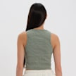 Low Lights Studios Basic Crop Top verde 32002 2