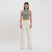 Low Lights Studios Basic Crop Top verde 32002 4