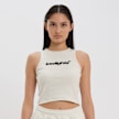 Low Lights Studios Basic Crop Top beige 32004 1