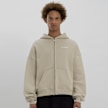 Low Lights Studios Basic Zip Hoodie beige 32016 1