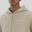 Low Lights Studios Basic Zip Hoodie bež 32016 3