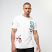 Smoke Rise Varsity Jacquard Resort T-Shirt weiß 32114 1