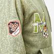 Smoke Rise Varsity Mineral Washed Fleece Hoody vert 32118 4