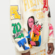 First Row Graphic Fleece w/puff. Embo & Patch bleu 32170 4