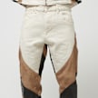 First Row Premium PU Mix Stack Pants smeđa 32182 3