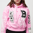 First Row Fleece Hoodie rose 32190 3