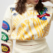 First Row Fleece Hoodie bege 32191 3