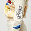 First Row Fleece Hoodie bege 32191 5