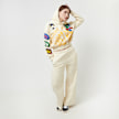 First Row Fleece Hoodie beige 32191 7