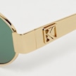 Karl Kani Og zonnebril in ovale vorm goud 32283 3