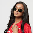 Karl Kani Gafas de sol ovaladas dorado 32283 5