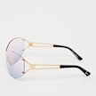 Karl Kani Lunettes de soleil Panorama sans monture doré 32294 2