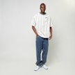 New Era Ne Pinstripe Oversized Tee weiß 32325 5