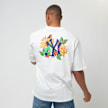 New Era MLB Floral Graphic Oversized Tee New York Yankees weiß 32346 2