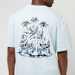 Karl Kani Glacier Palm Trees Backprint Tee blau 41328 4